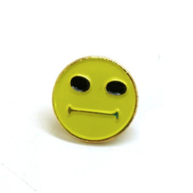 Face Enamel Pins