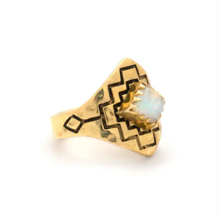 Four Winds Ring | Gold / Moonstone