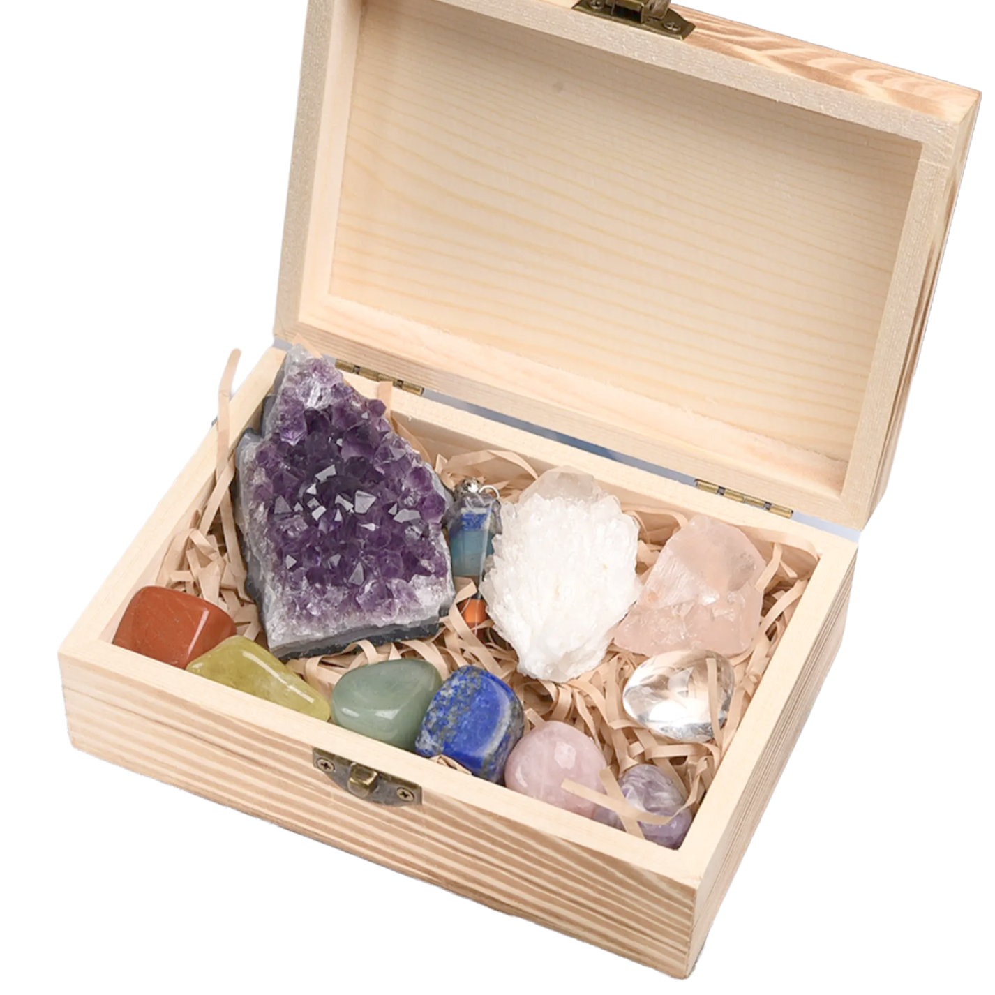 11 Piece Deluxe Healing Crystal Set