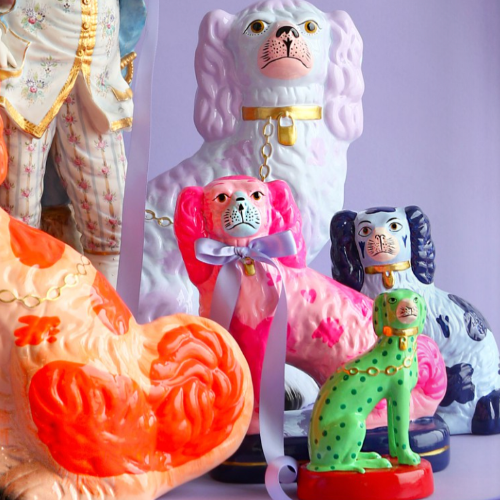 Staffordshire Spaniel Set of 2