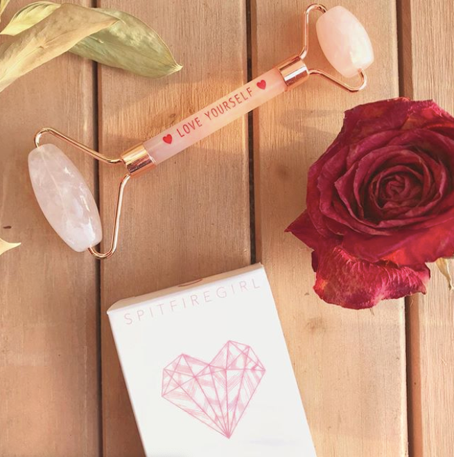 Rose Quartz Facial Roller