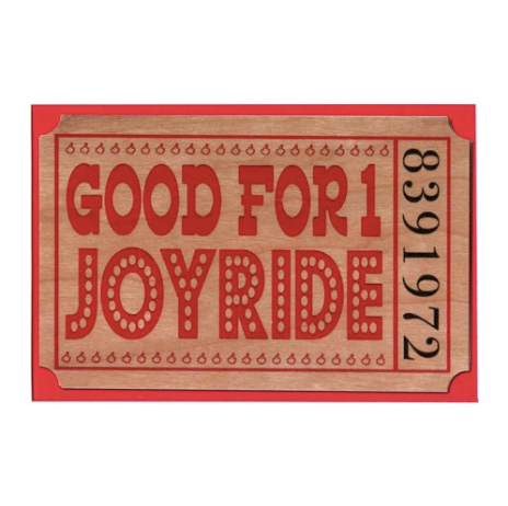 Romance Wood Ticket Joyride