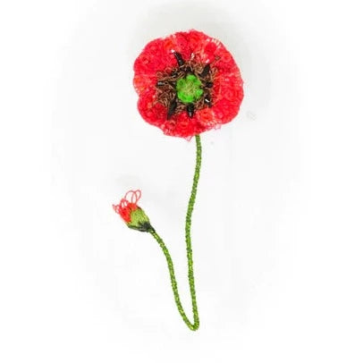 Hand Embroidered Brooches