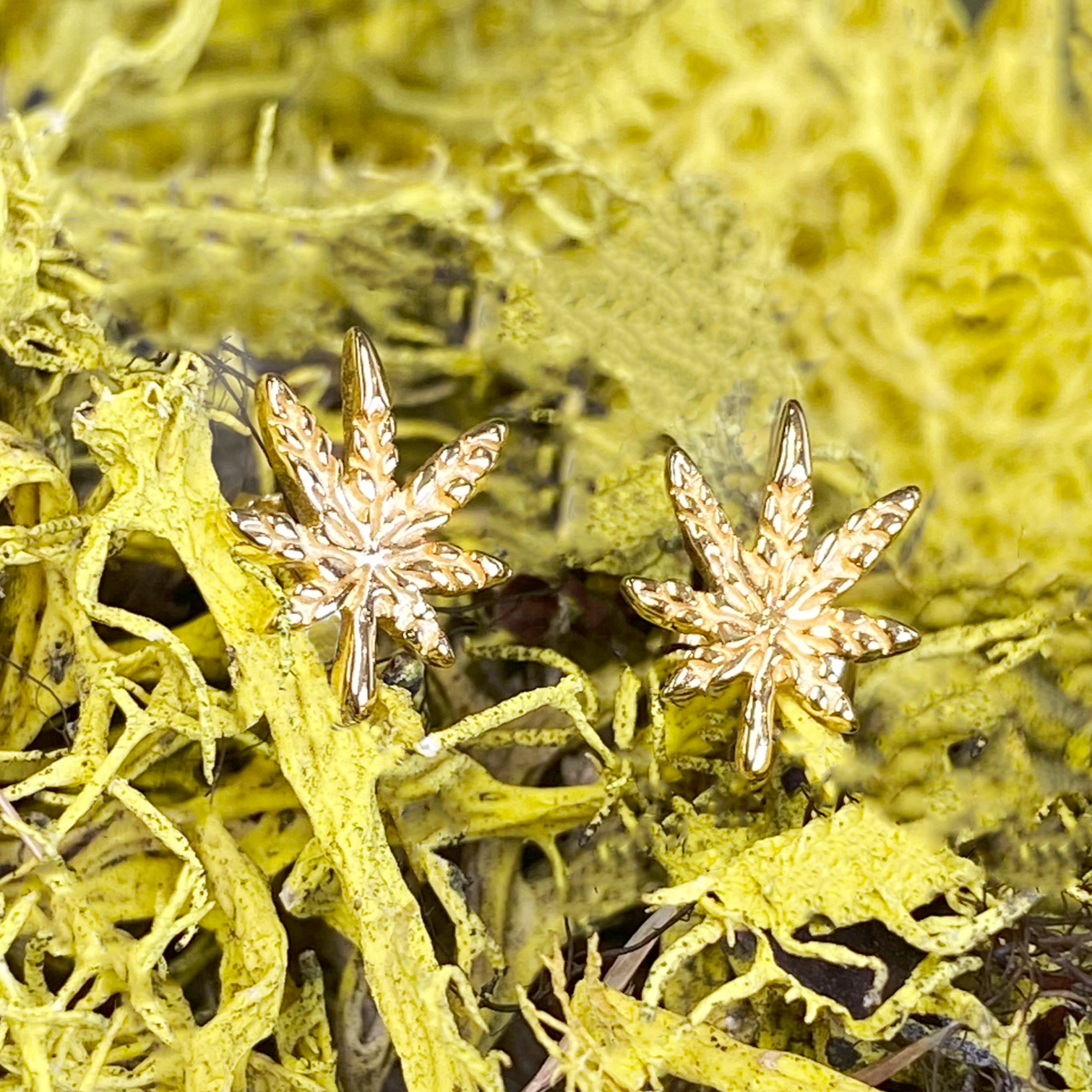 Mary Jane Gold Studs