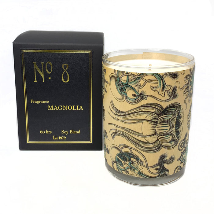 Wood Candle No. 8 Magnolia
