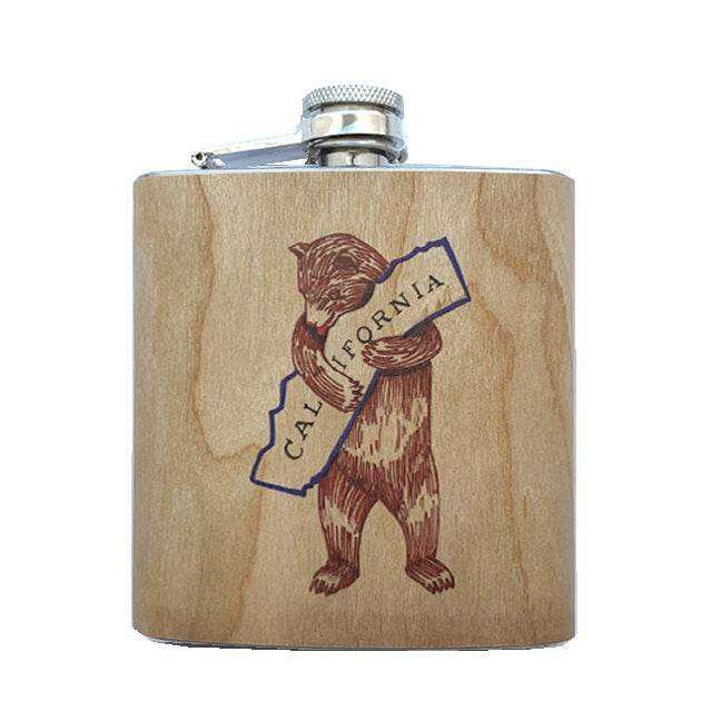 california bear flask