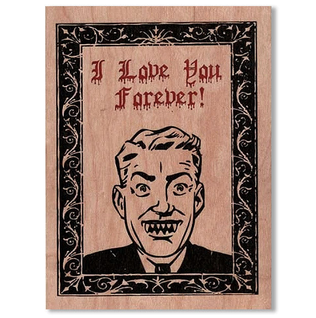 wood card