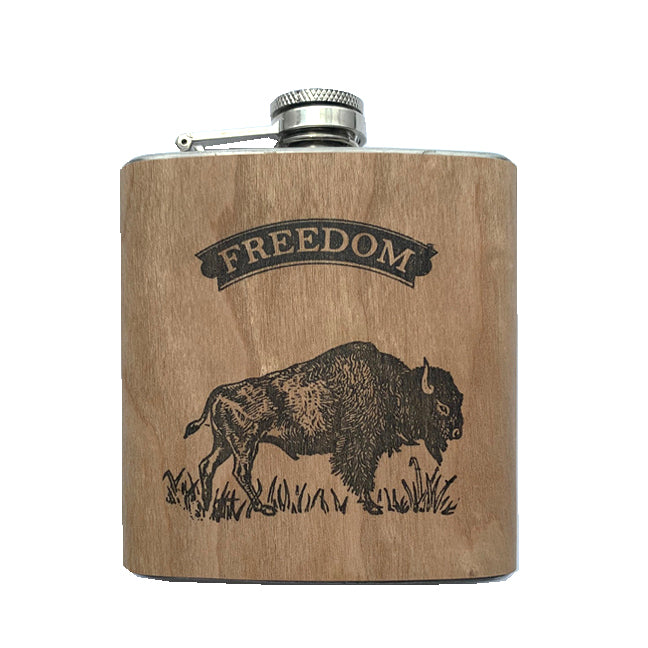 wood flask