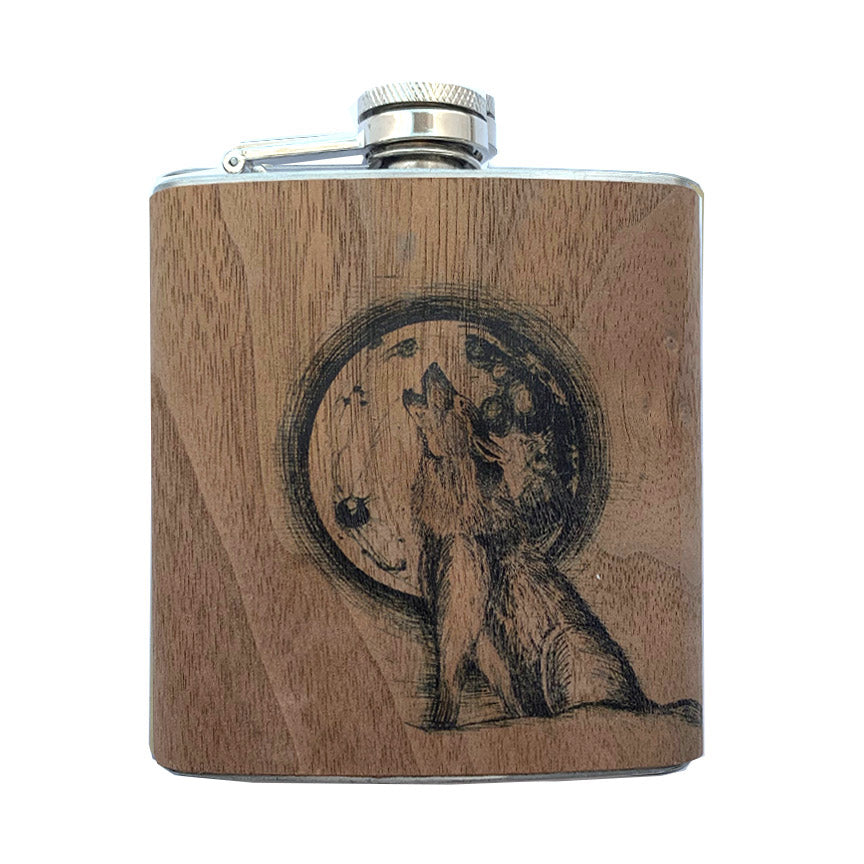 wood flask