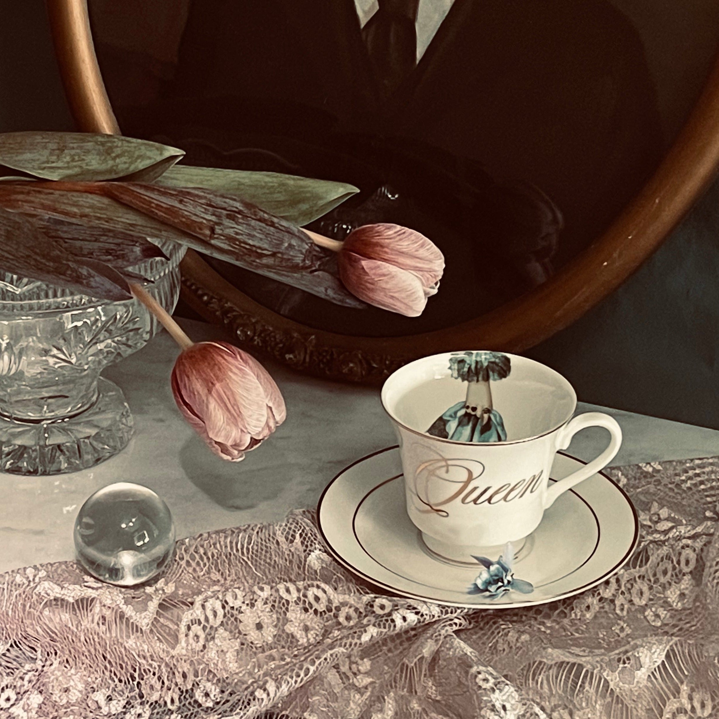 Tea Cup and Saucer - Queen