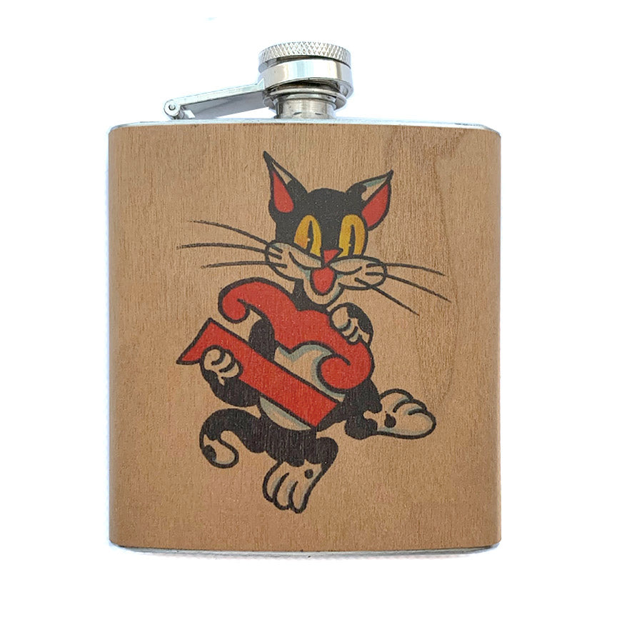 wood flask