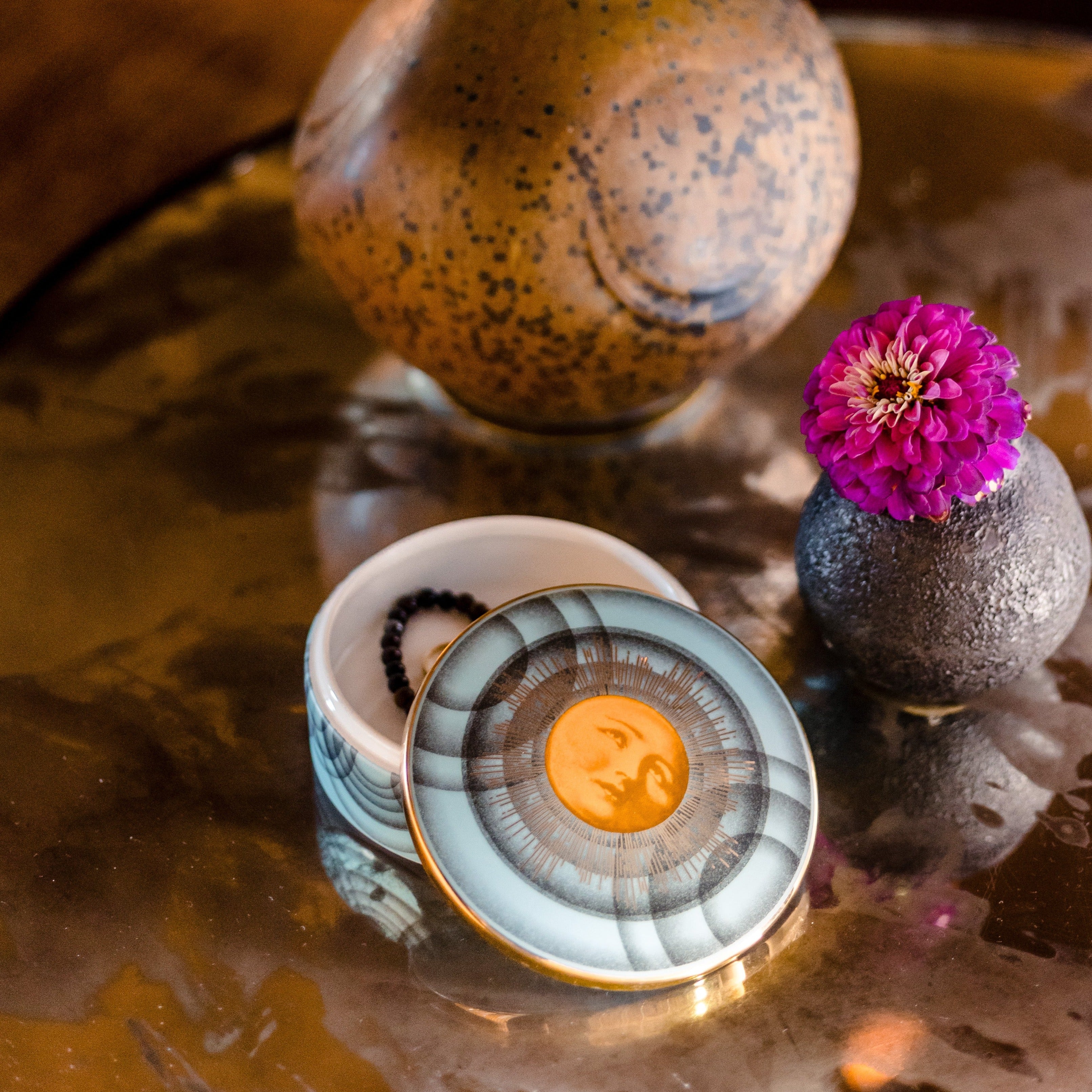 Ceramic Trinket Box - Cosmic Rising