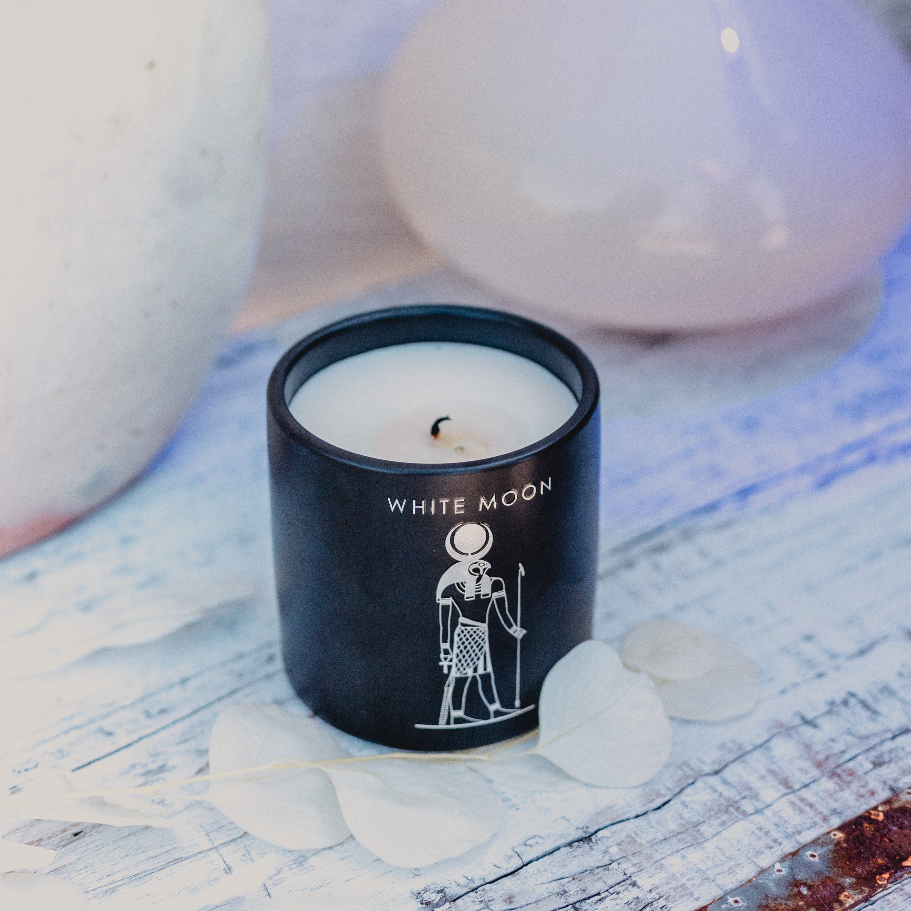 Potion Collection - Ceramic Candle - White Moon