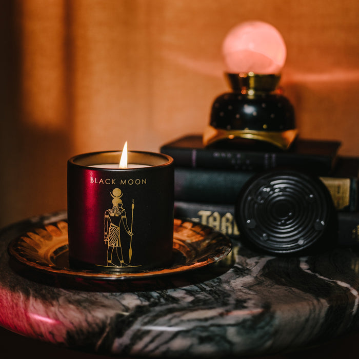 Potion Ceramic Candle Black Moon