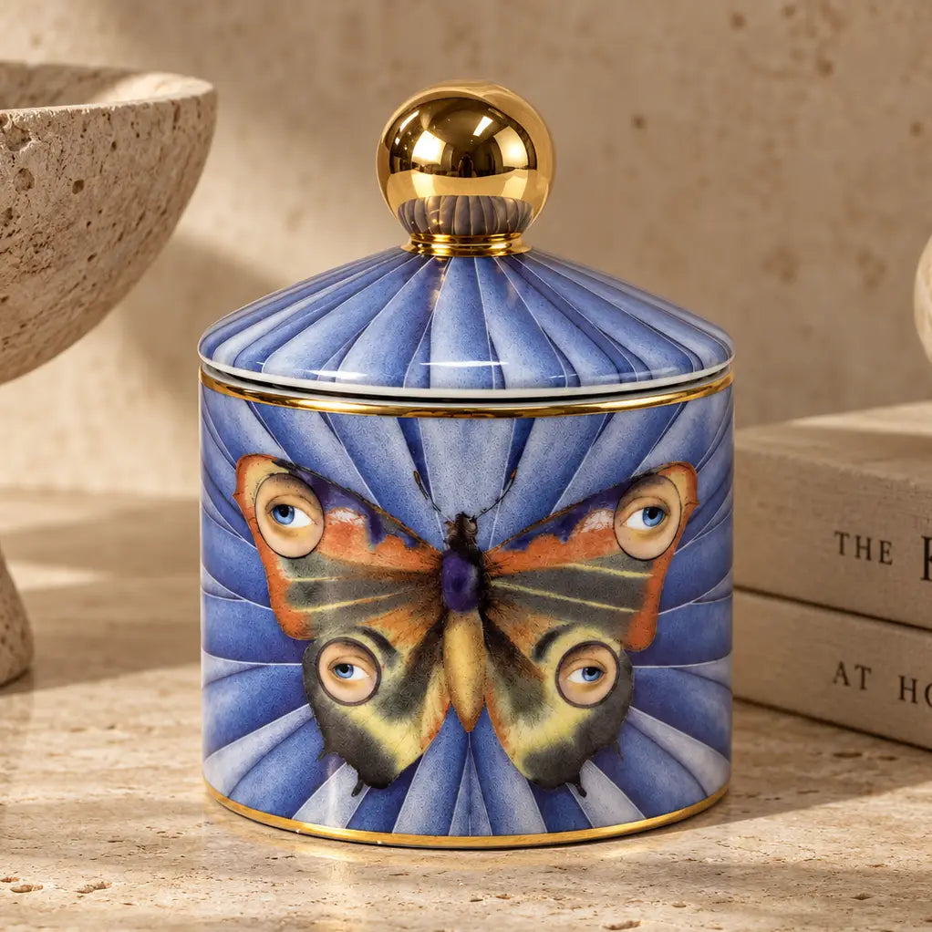 Ceramic Lidded  Jar - Gilded Metamorph