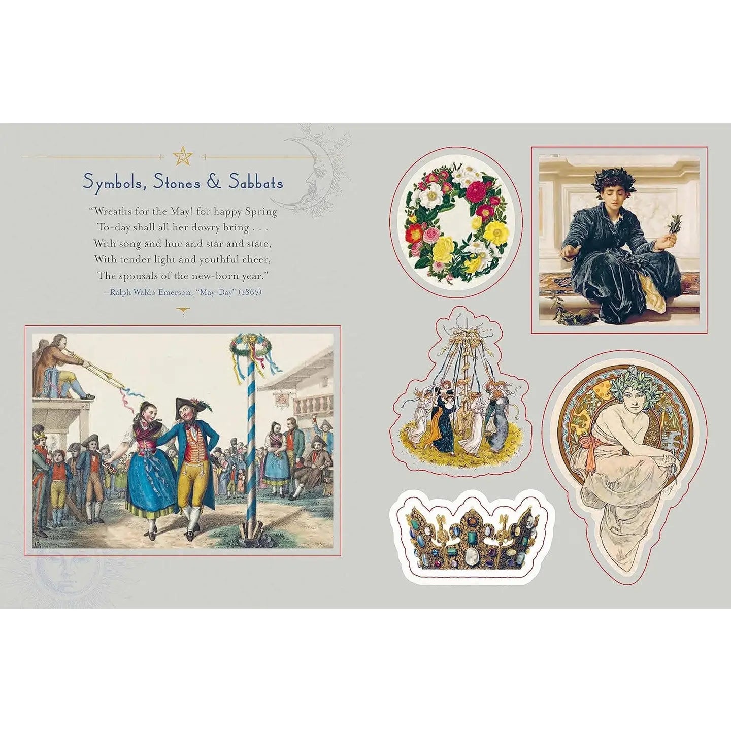 Wicca Sticker Book: 400+ Magickal & Mystical Stickers