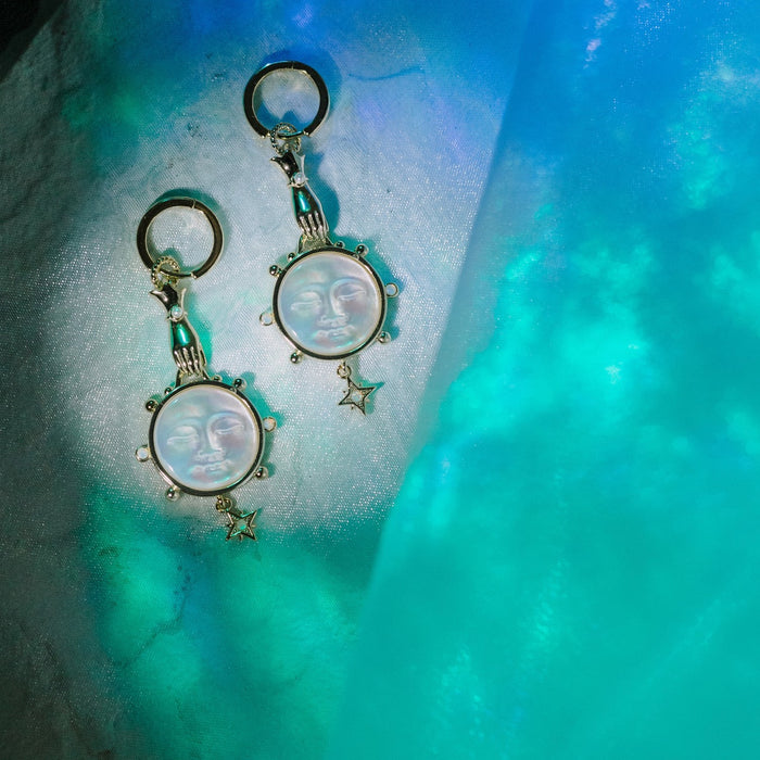 Umbra Dangle Huggie Earrings