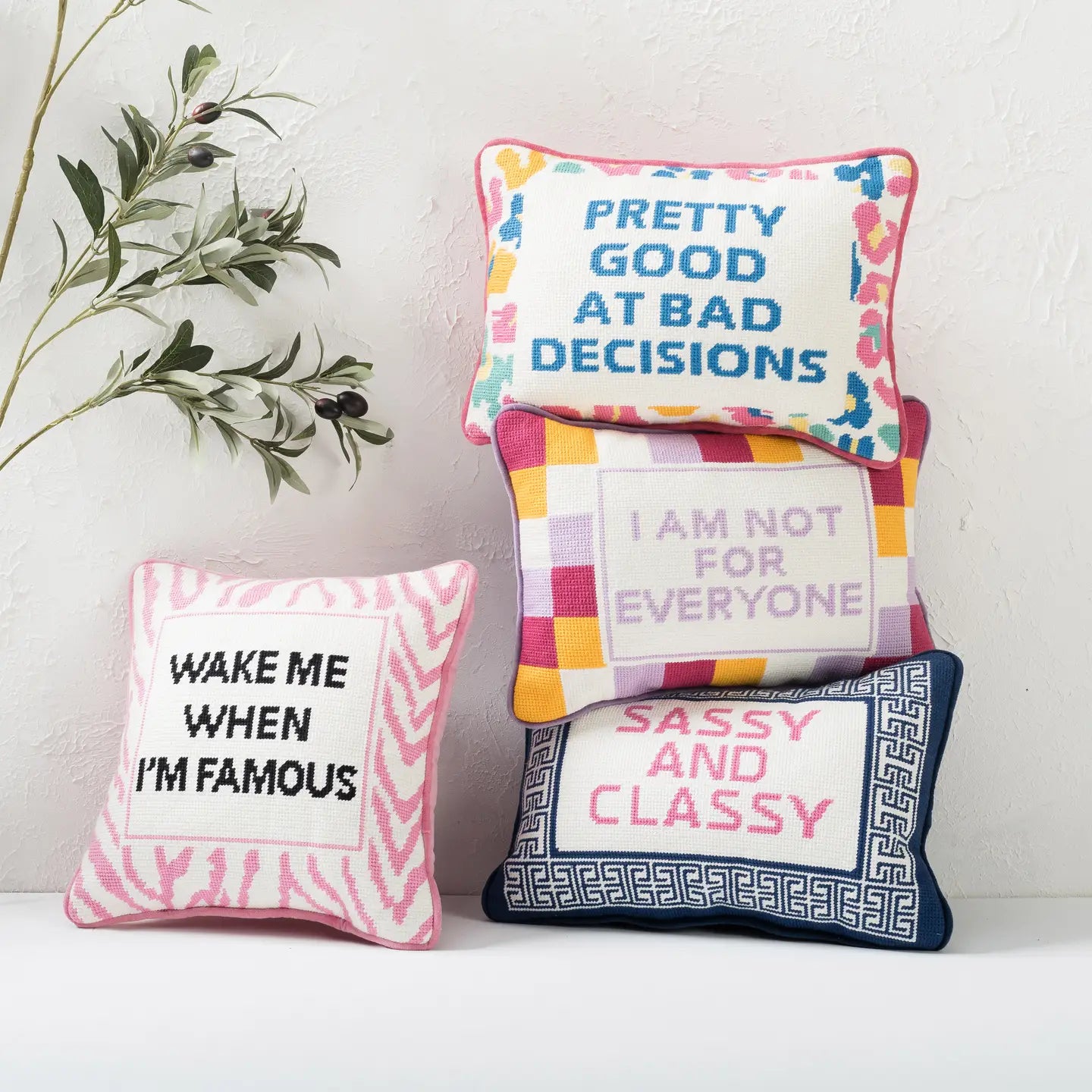 Wake Me When Famous Pillow