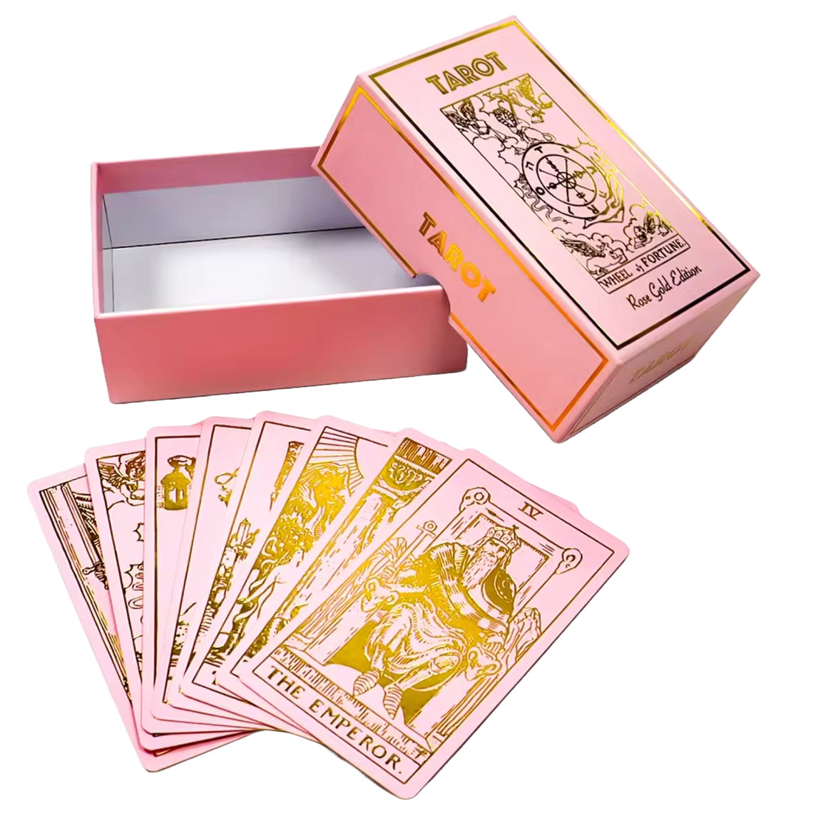 Rose Gold Classic Tarot Deck & Guide