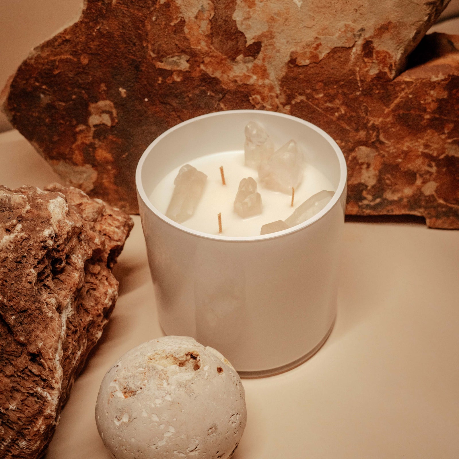 Crystal Candle - Clear Quartz XL