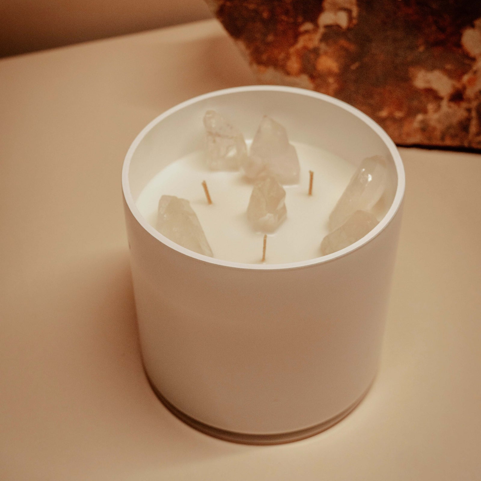 Crystal Candle - Clear Quartz XL