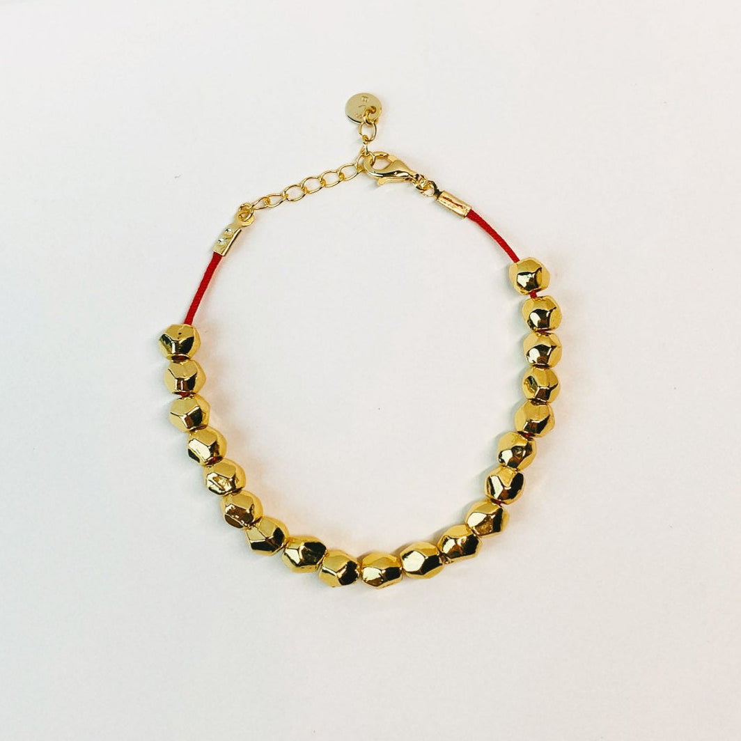 Gilded Facet Bracelet
