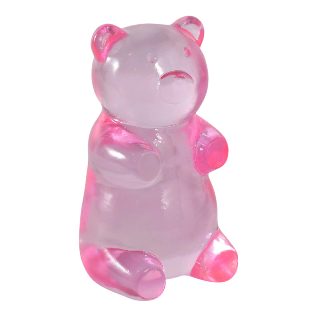 Pink Resin Happy Gummy Bear
