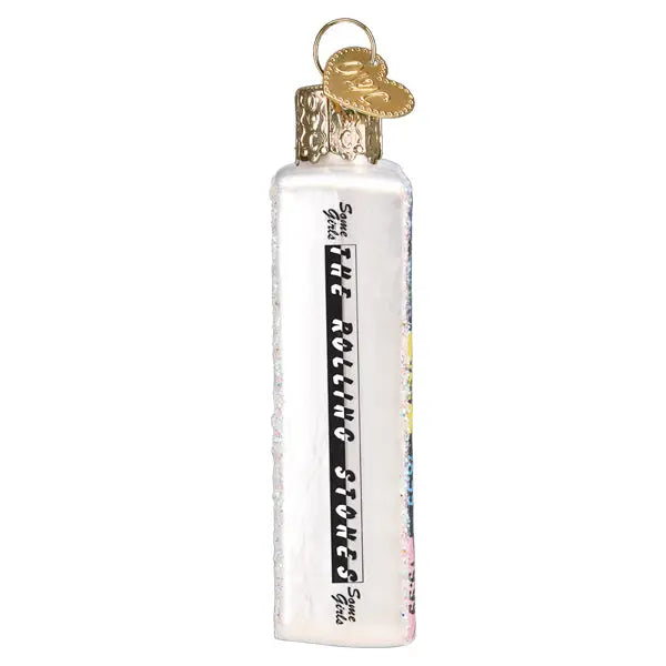The Rolling Stones Some Girls Glass Christmas Ornament