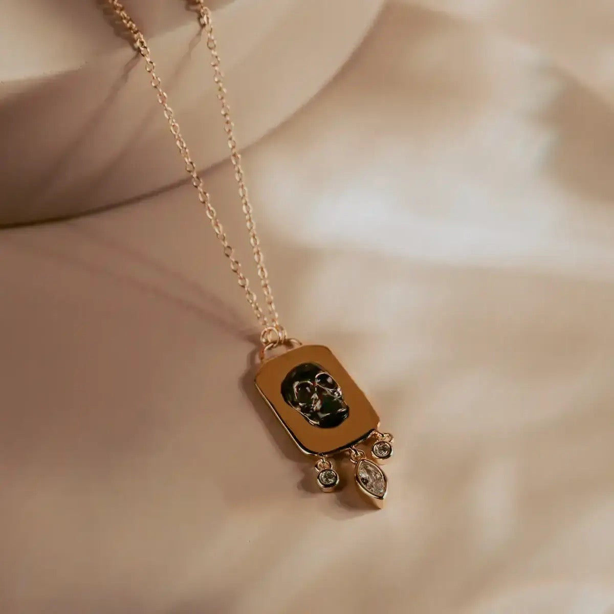 Vanitas Medallion Pendant