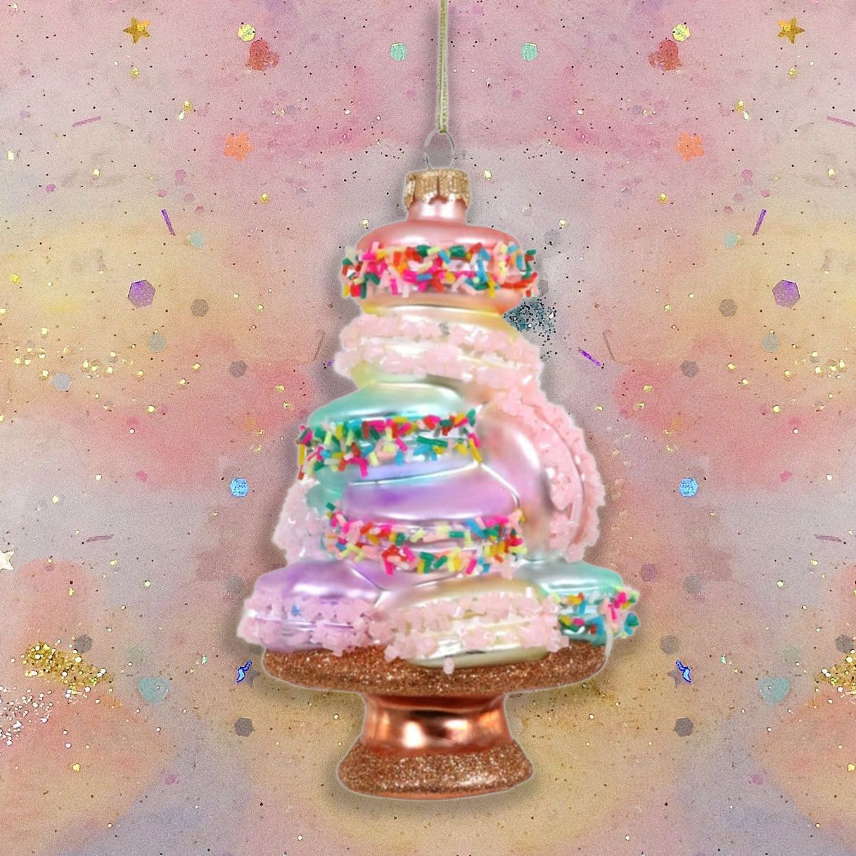 Plated Macaroons Ornament