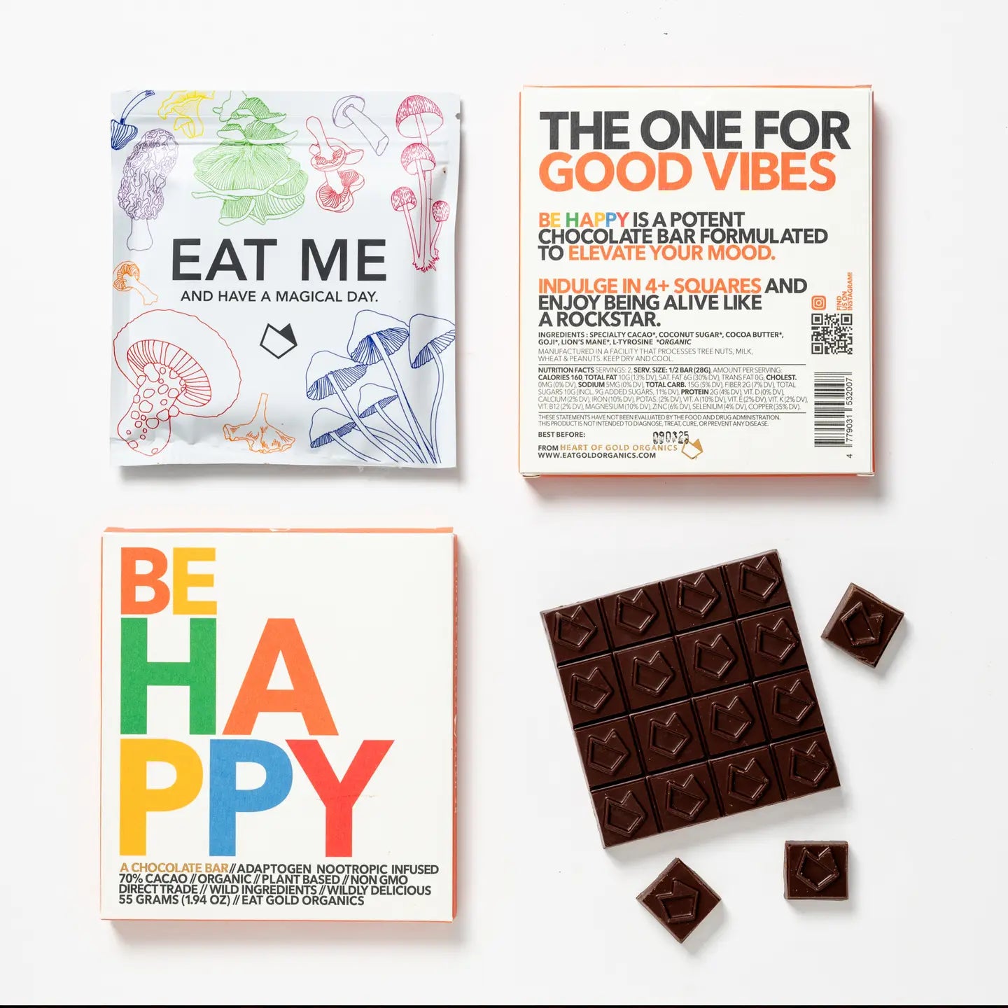 Be Happy A Potent, Functional & Delicious Chocolate Bar
