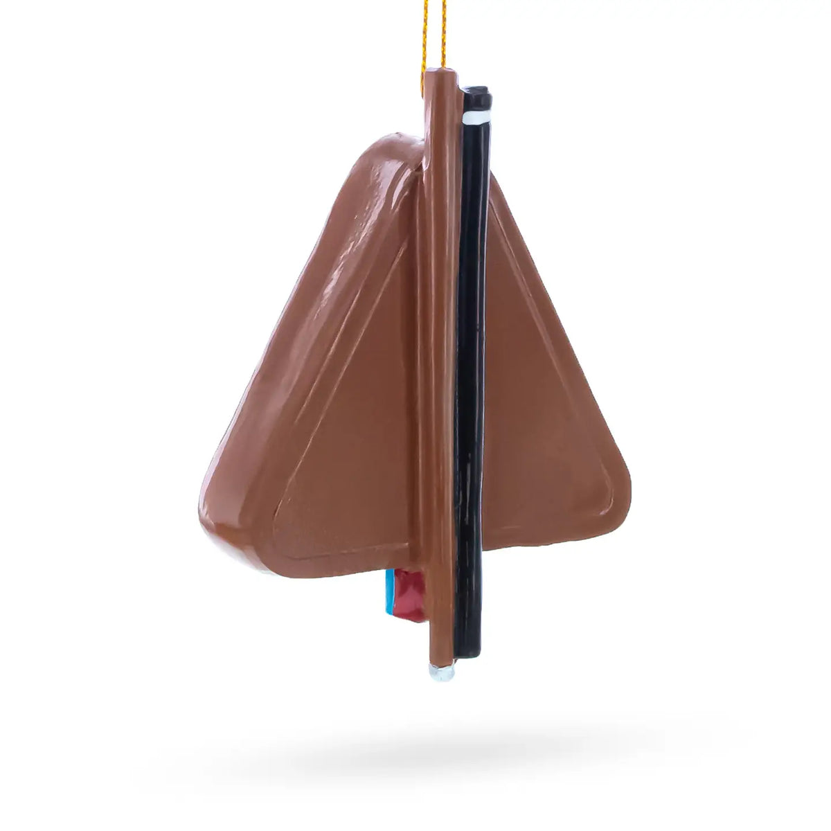 Billiards Pool Table Rack with Balls Resin Christmas Ornament