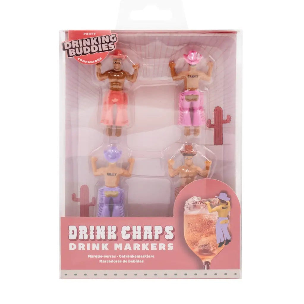Western Drink Chaps Drink Markers