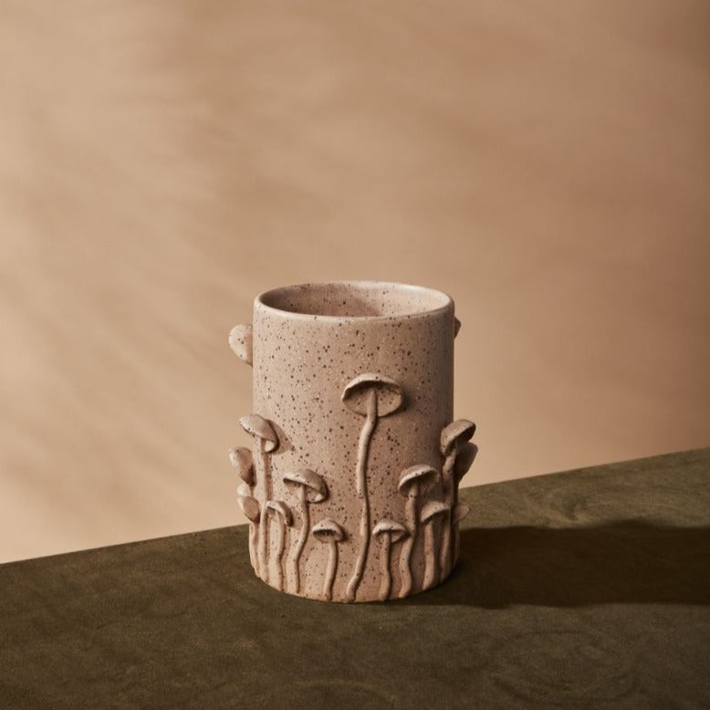 Mushroom Forest Vase