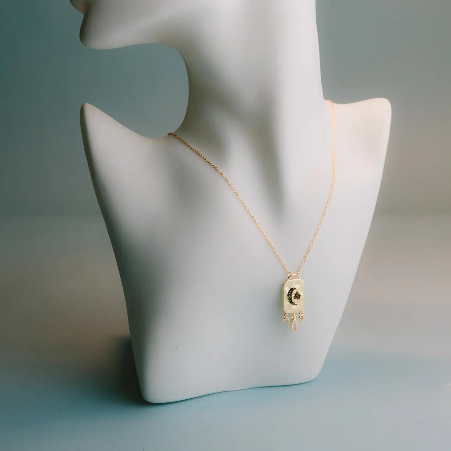 Celestial Crescent Necklace