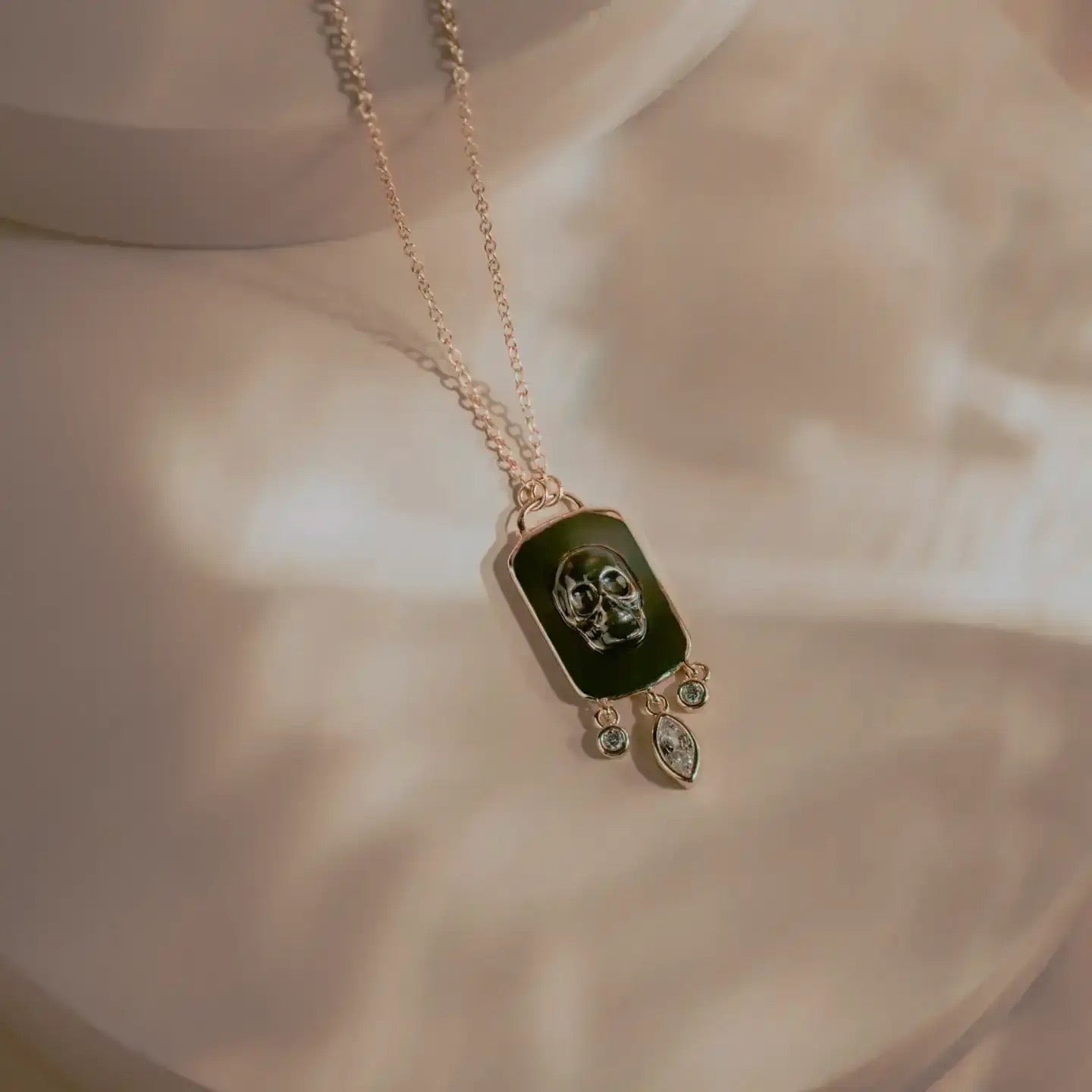 Vanitas Medallion Pendant