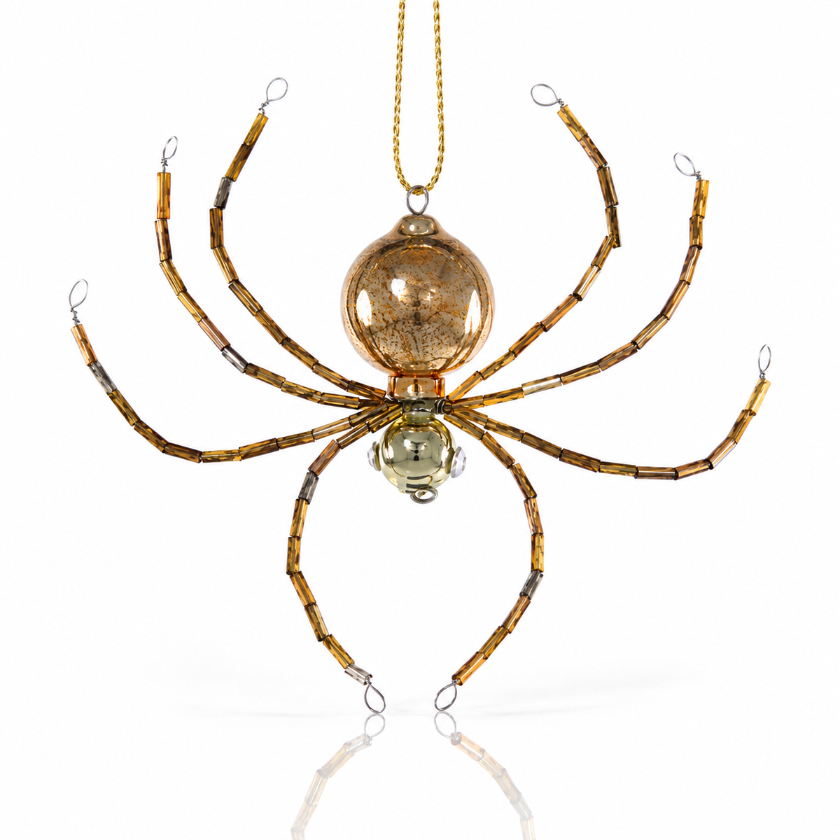 Vintage Spider Glass Ornament