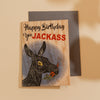 Wood Folding Card - Hungry Jackass