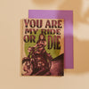 Wood Folding Card -Ride Or Die