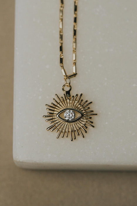 Golden Eye Necklace