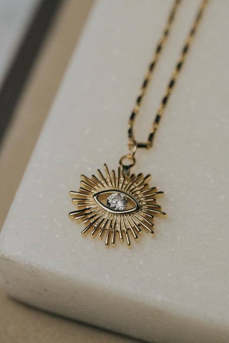 Golden Eye Necklace