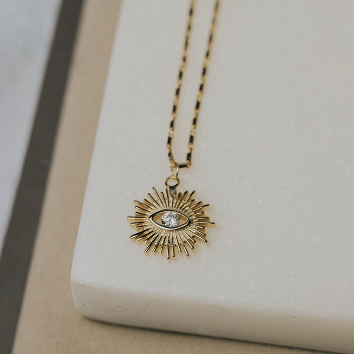 Golden Eye Necklace