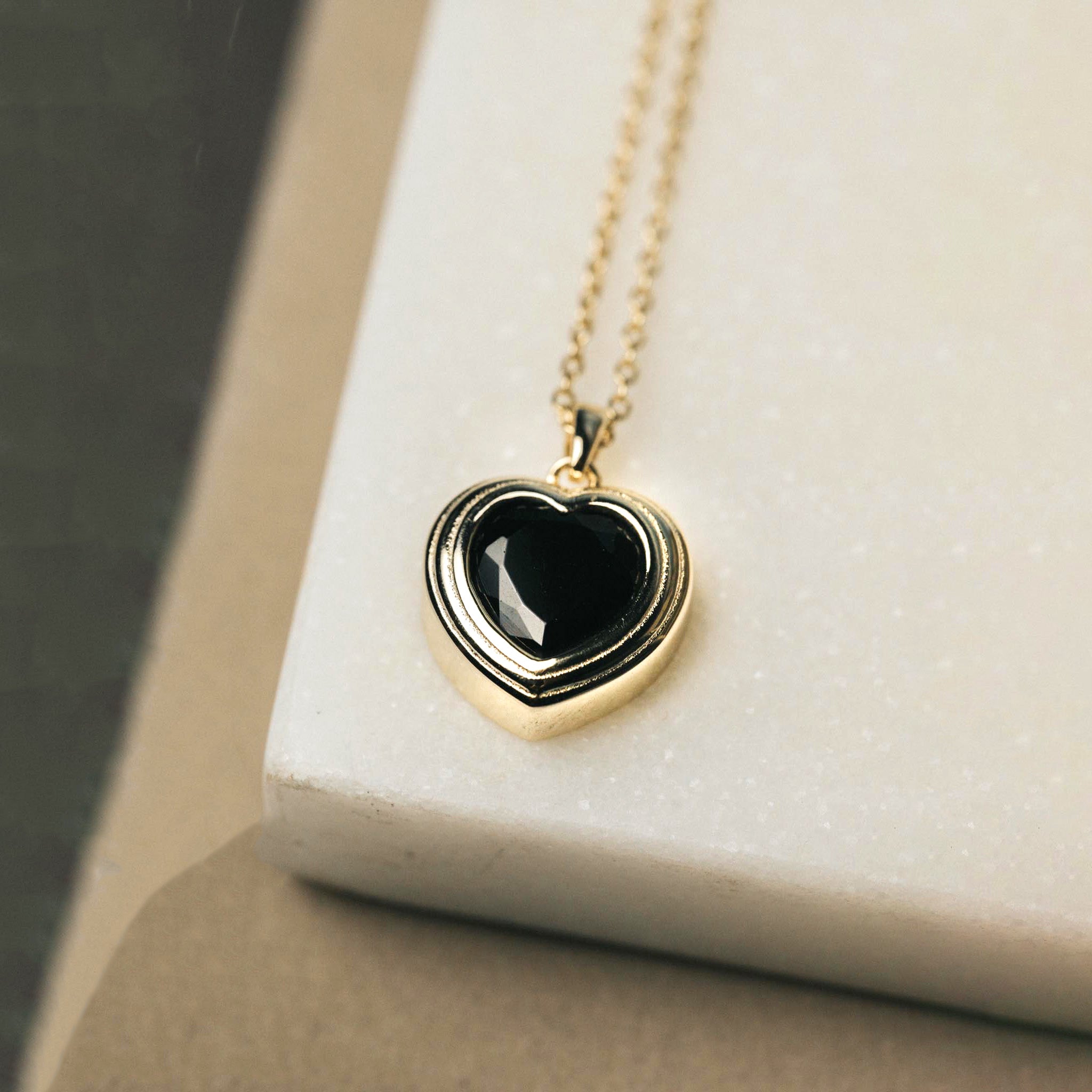 Dark Heart Necklace