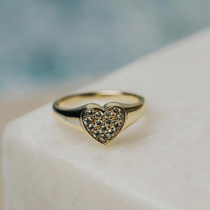 Heart of Gold Ring