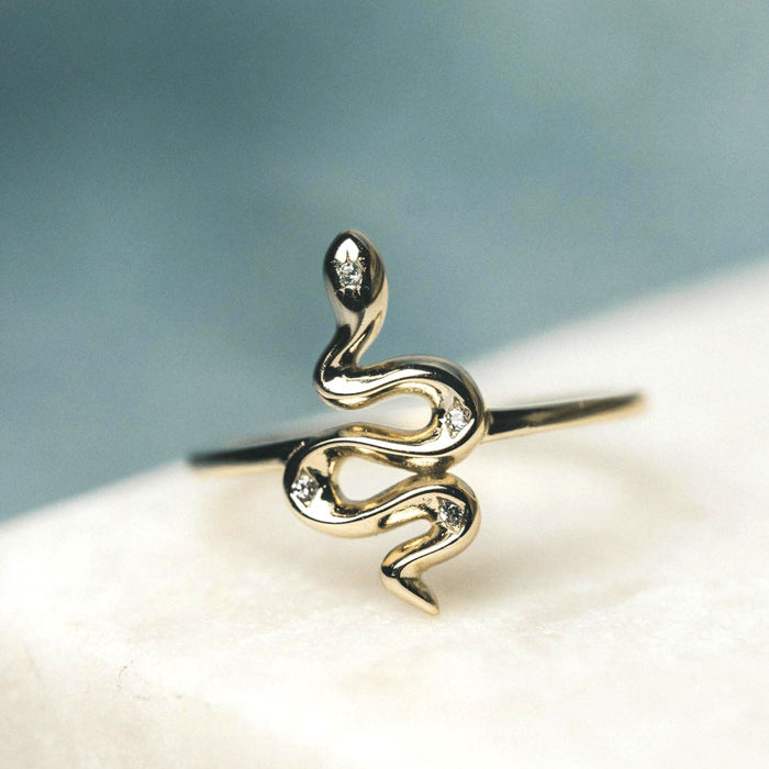 Transformation Snake Ring