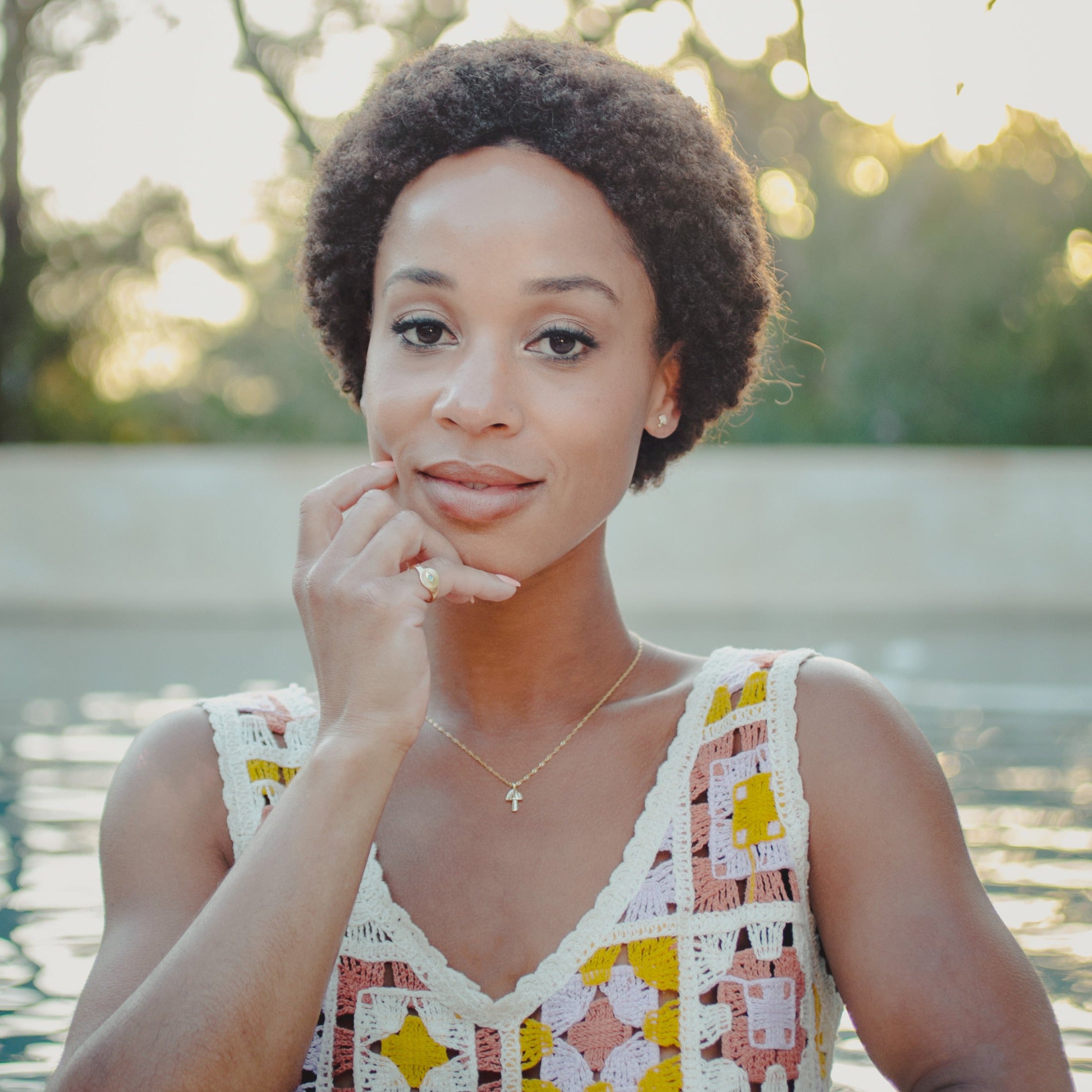 Mushroom Charm Necklace