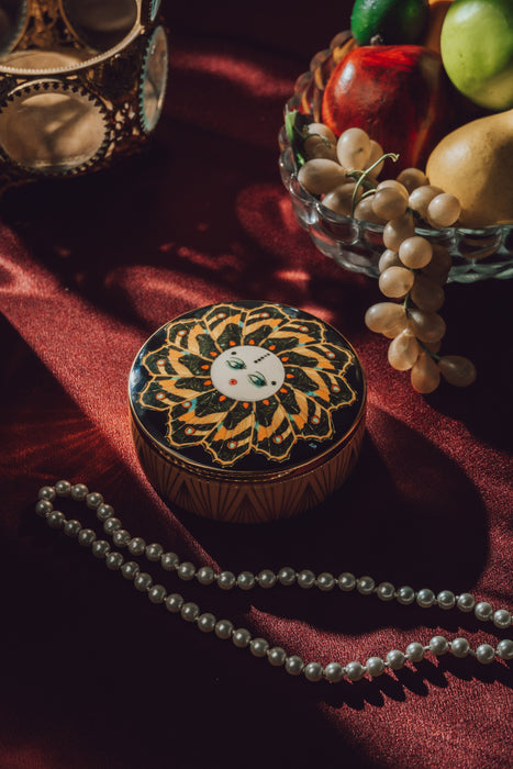 Coco Papillon Ceramic Trinket Container