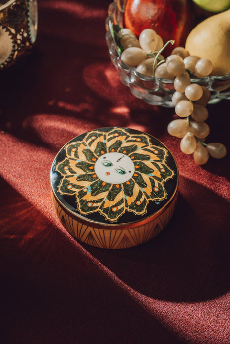 Coco Papillon Ceramic Trinket Container