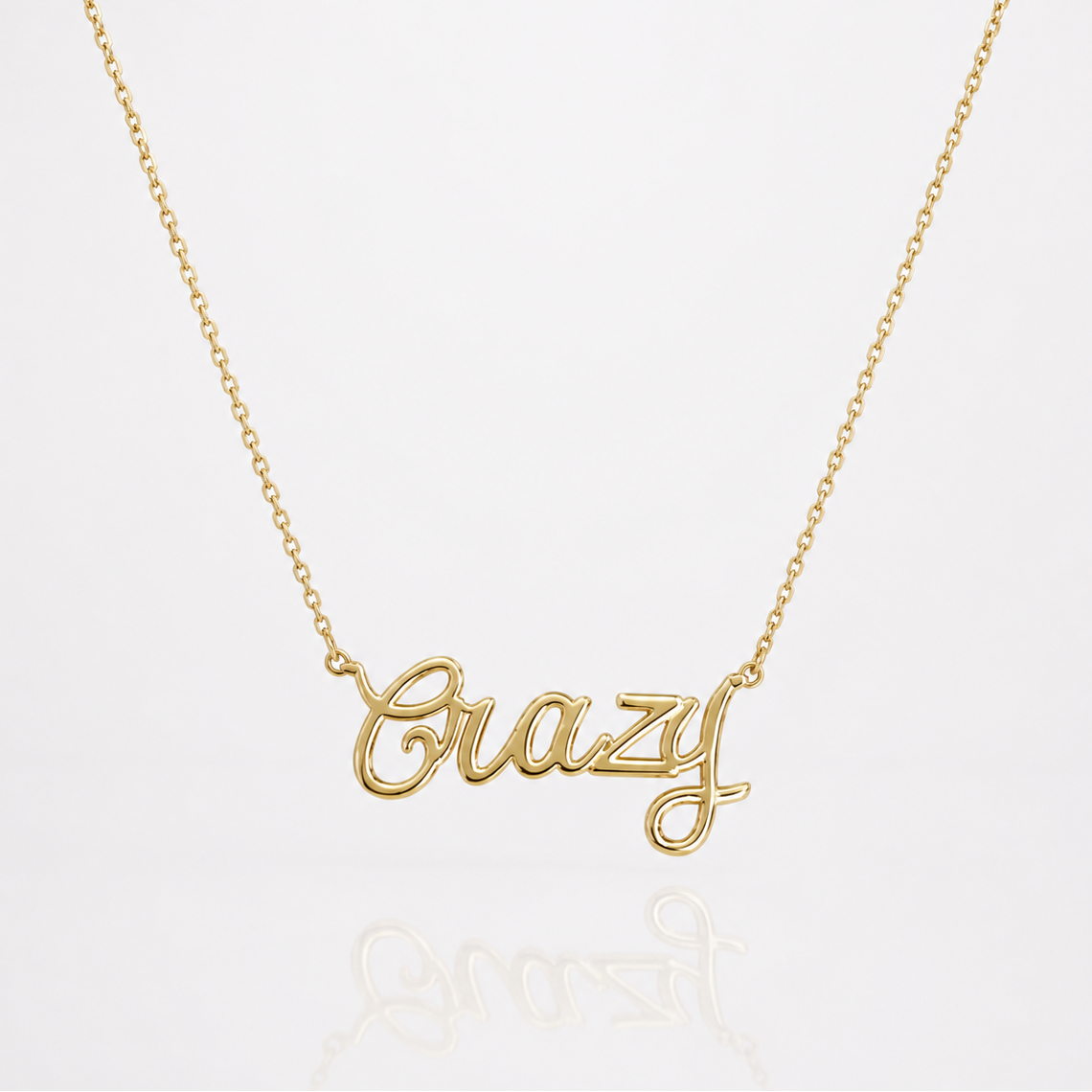 Crazy Script Necklace