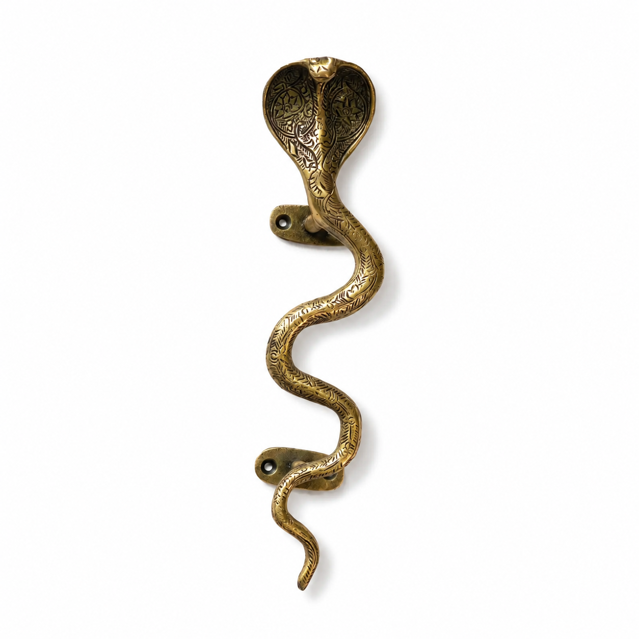 Brass Cobra Snake Handle